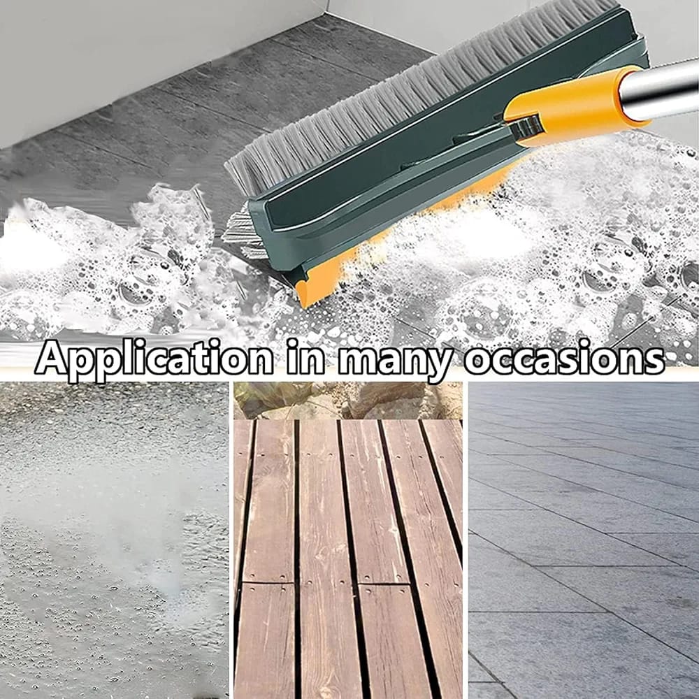 2 in 1 Floor Cleaning Brush With Wiper.