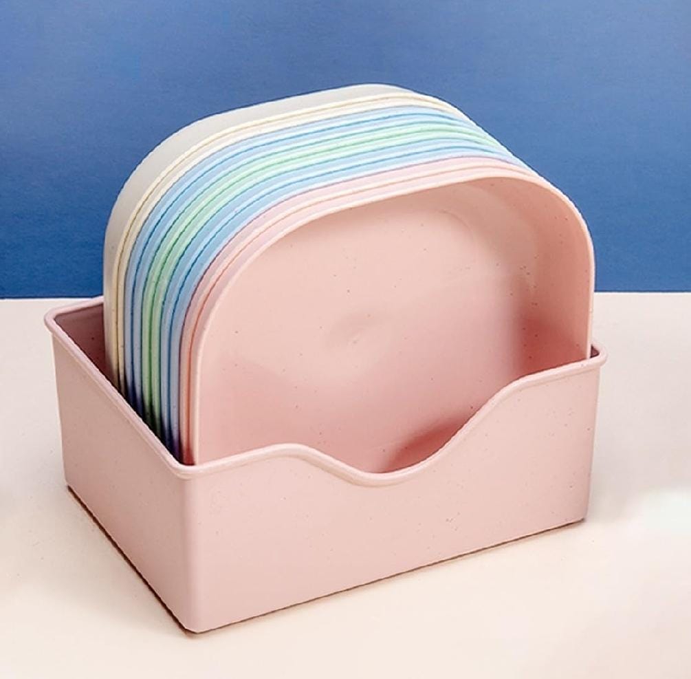 10Pcs Food Grade Plastic Spit Bone Dish Set.