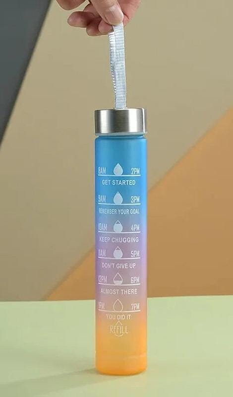 3-piece Set Of BPA-Free Water Bottles With Flip-Top Lids And Carrying Handles, Ideal For Outdoor Activities, Gym Workouts, And Hydration On The Go