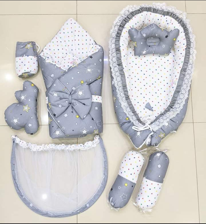 Turkish Style 9pcs Baby Carry Nest Set