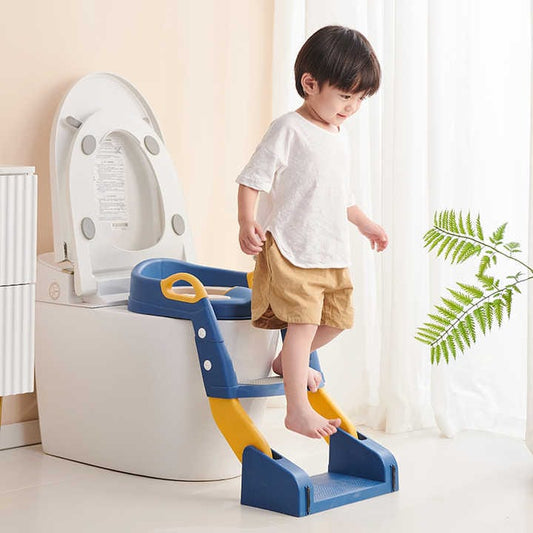 2 in 1 New infantes Folding Baby Potty Leader Training Seat