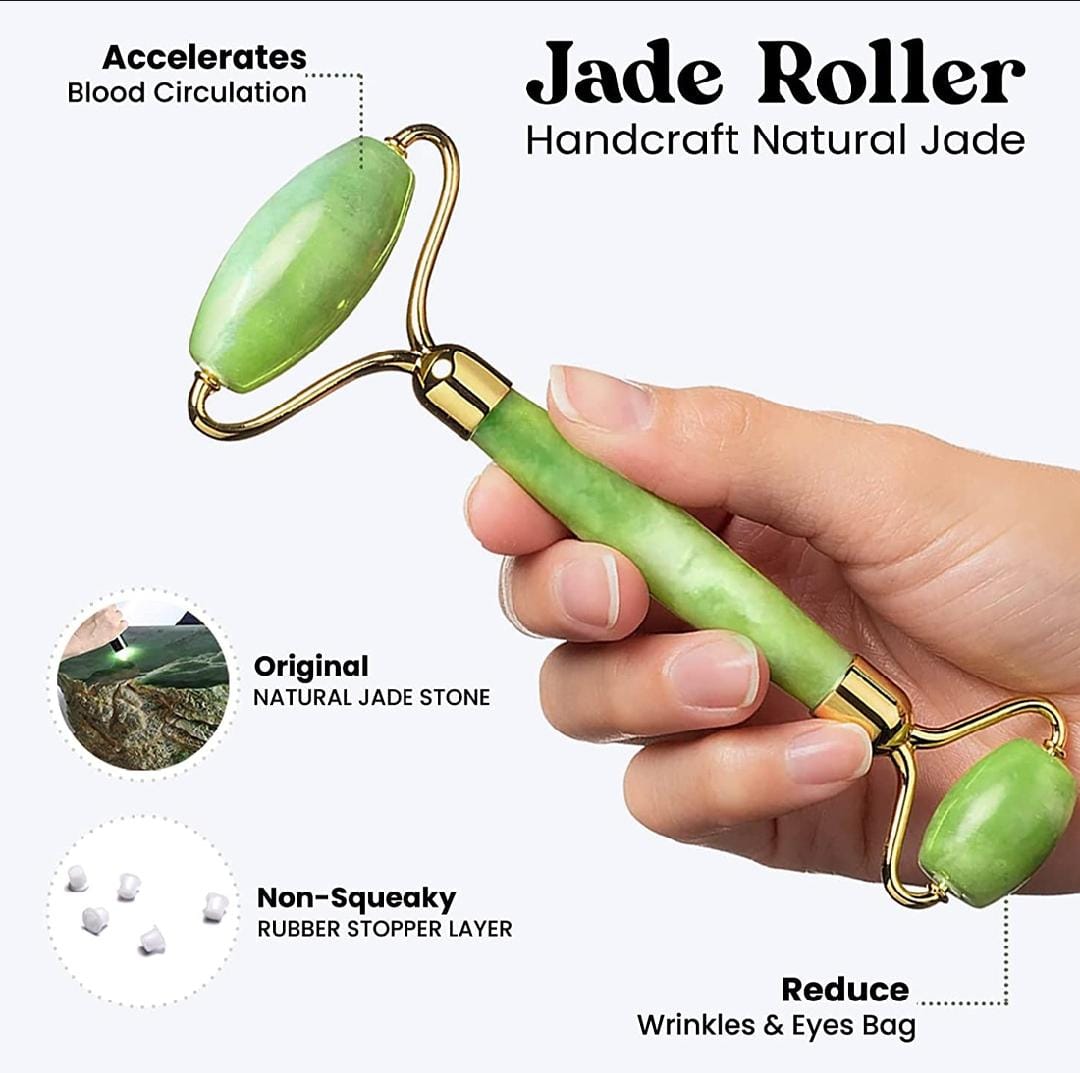 Jade Roller and Gua Sha Set, Beyond Jade Face Roller -