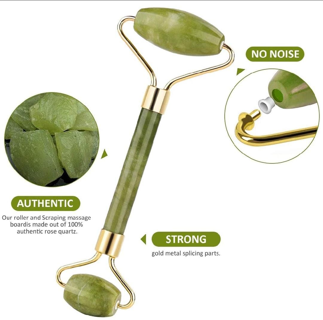 Jade Roller and Gua Sha Set, Beyond Jade Face Roller -