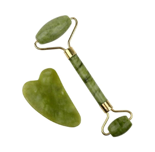 Jade Roller and Gua Sha Set, Beyond Jade Face Roller -