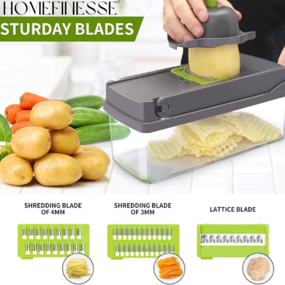 Multifunctional Vegetable Cutter Nicer Dicer Plus Salad Vegetable & Fruit Cutter.