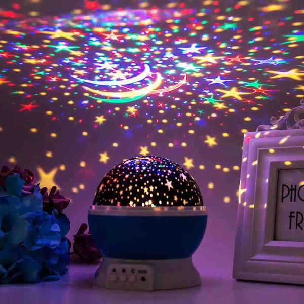 Star Master Dream Rotating Projection Lamp Room Decor Light.