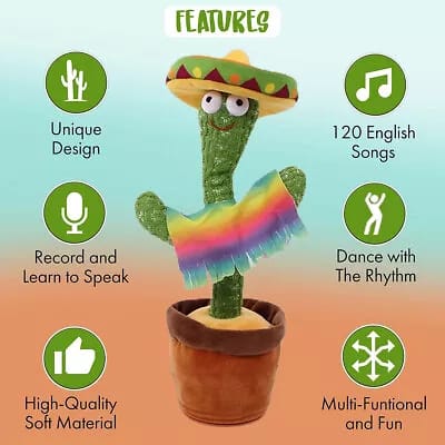 Cactus Toy, Talking, Singing and Dancing