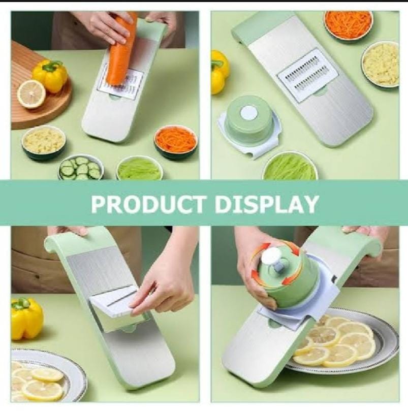  Multi Functional 5 in 1 Vegetable and Fruit Grater & Slicer Chopper.