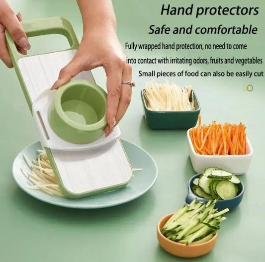  Multi Functional 5 in 1 Vegetable and Fruit Grater & Slicer Chopper.