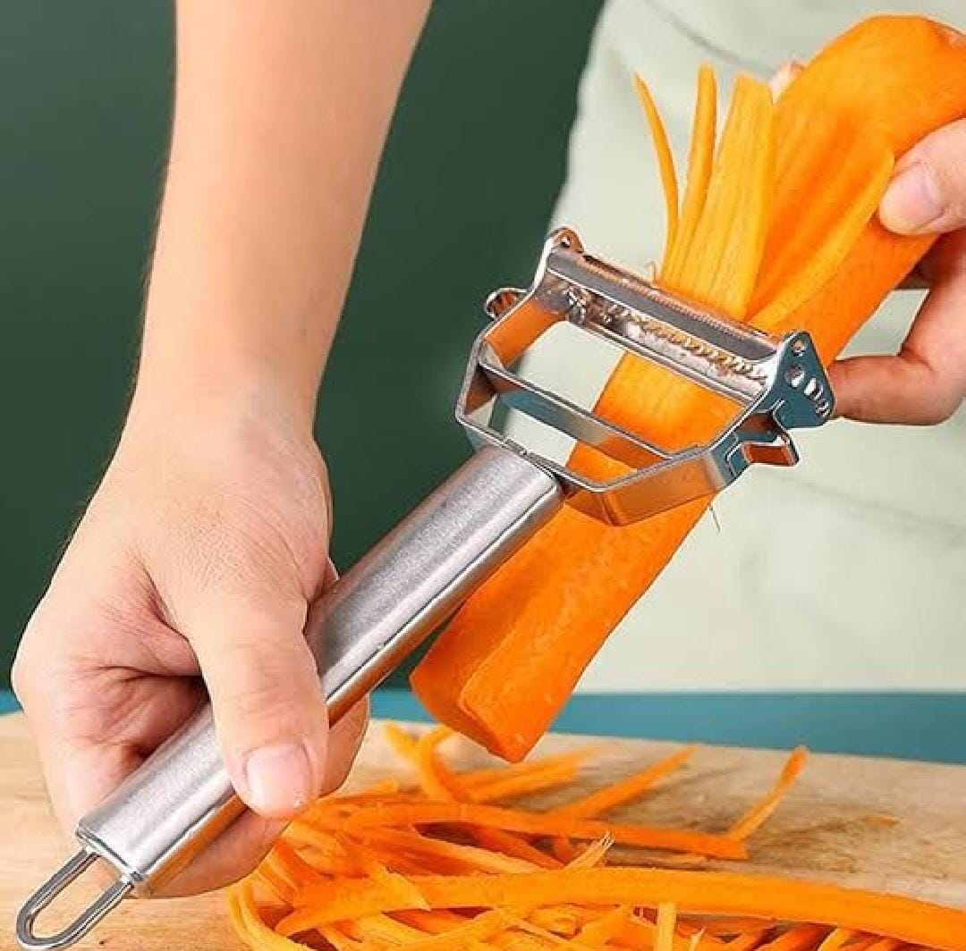 Multi-Function Stainless Steel Peeler & Grater.