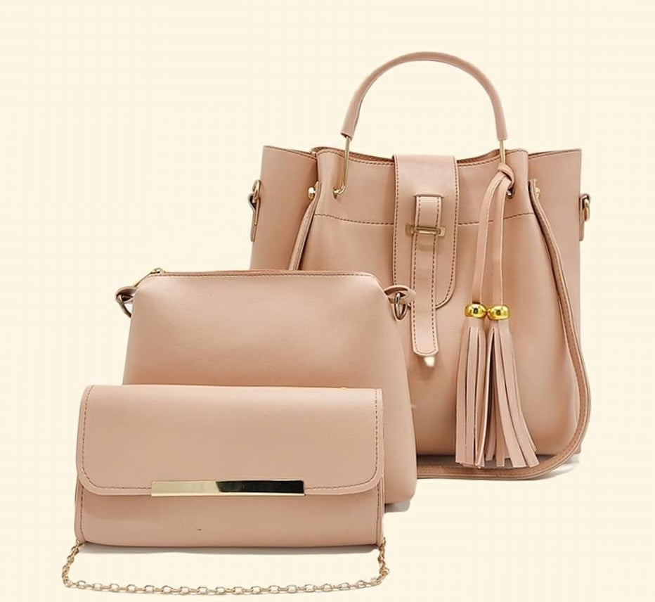 NEW ARRIVAL 3 PCS HANDBAG.